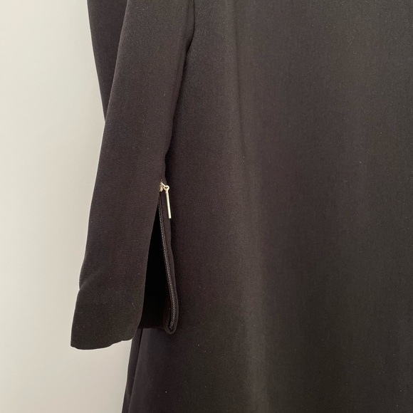 Ted Baker Siiara Frill Cold Shoulder Dress, black size 0 - Picture 4 of 9